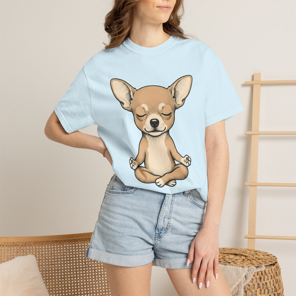 Chihuahua Stretching Shirt Dog Relaxation Unisex Gift product image 9