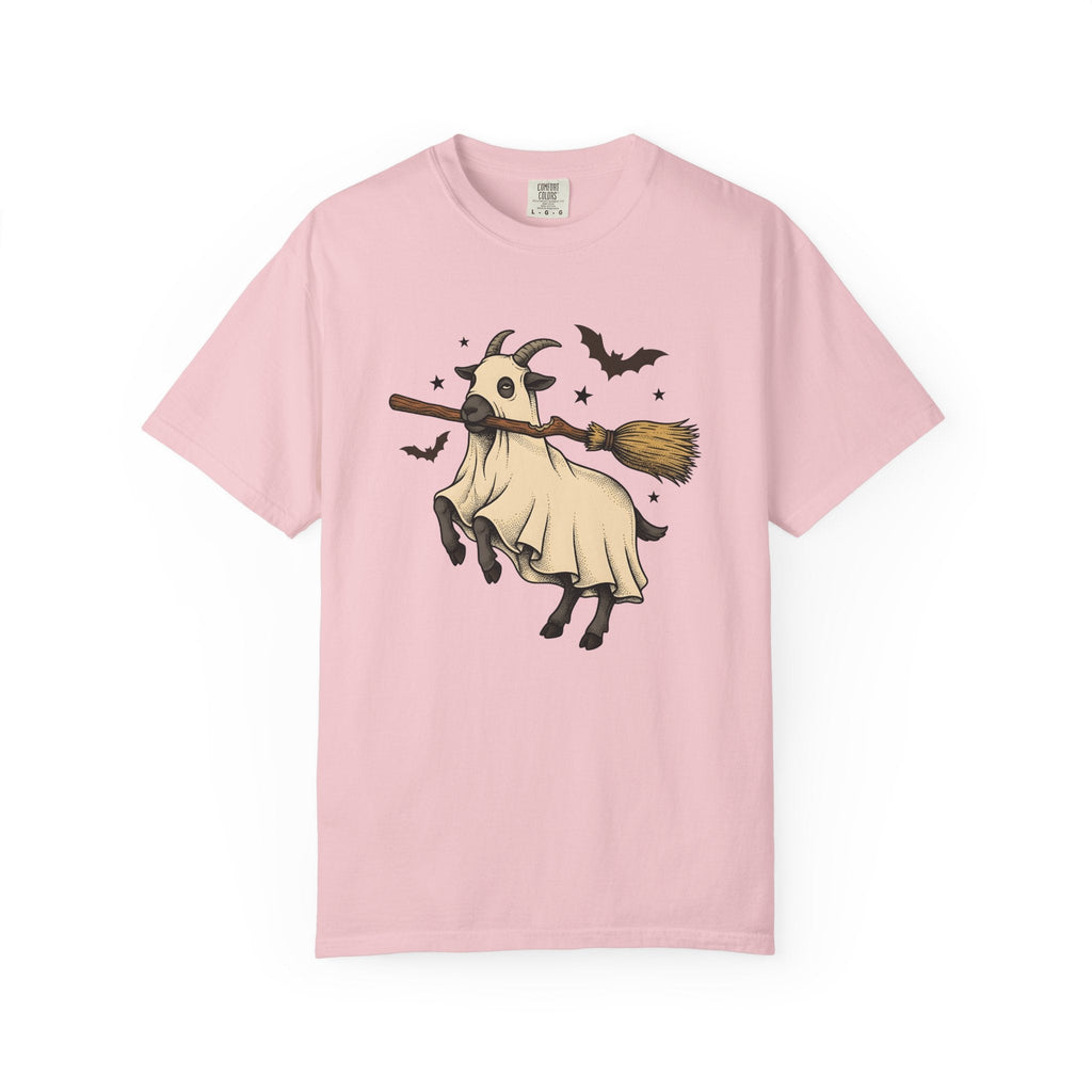 Goat Mask Shirt Halloween Barnyard Unisex Gift Old School product image 3