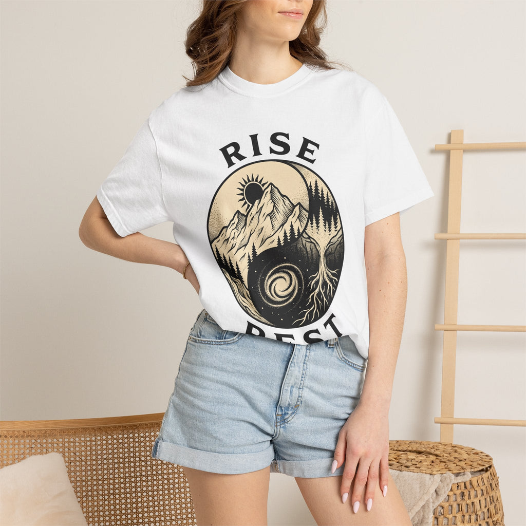 Mountain Yin Yang Shirt Sports Environment Unisex Gift product image 6