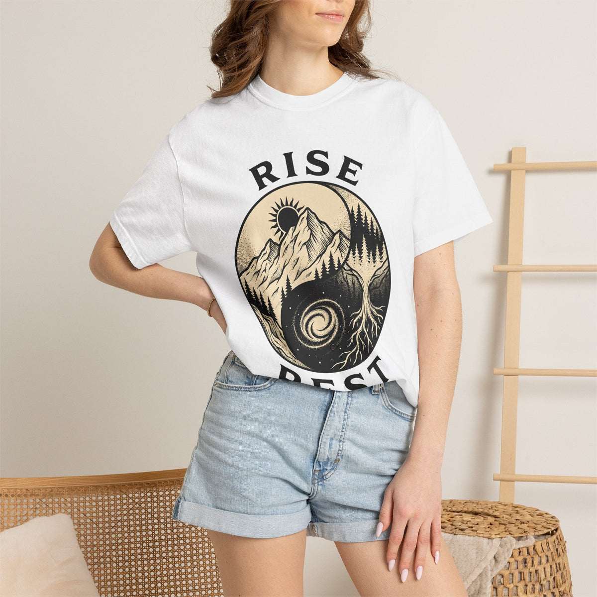 Mountain Yin Yang Shirt Sports Environment Unisex Gift product image 6