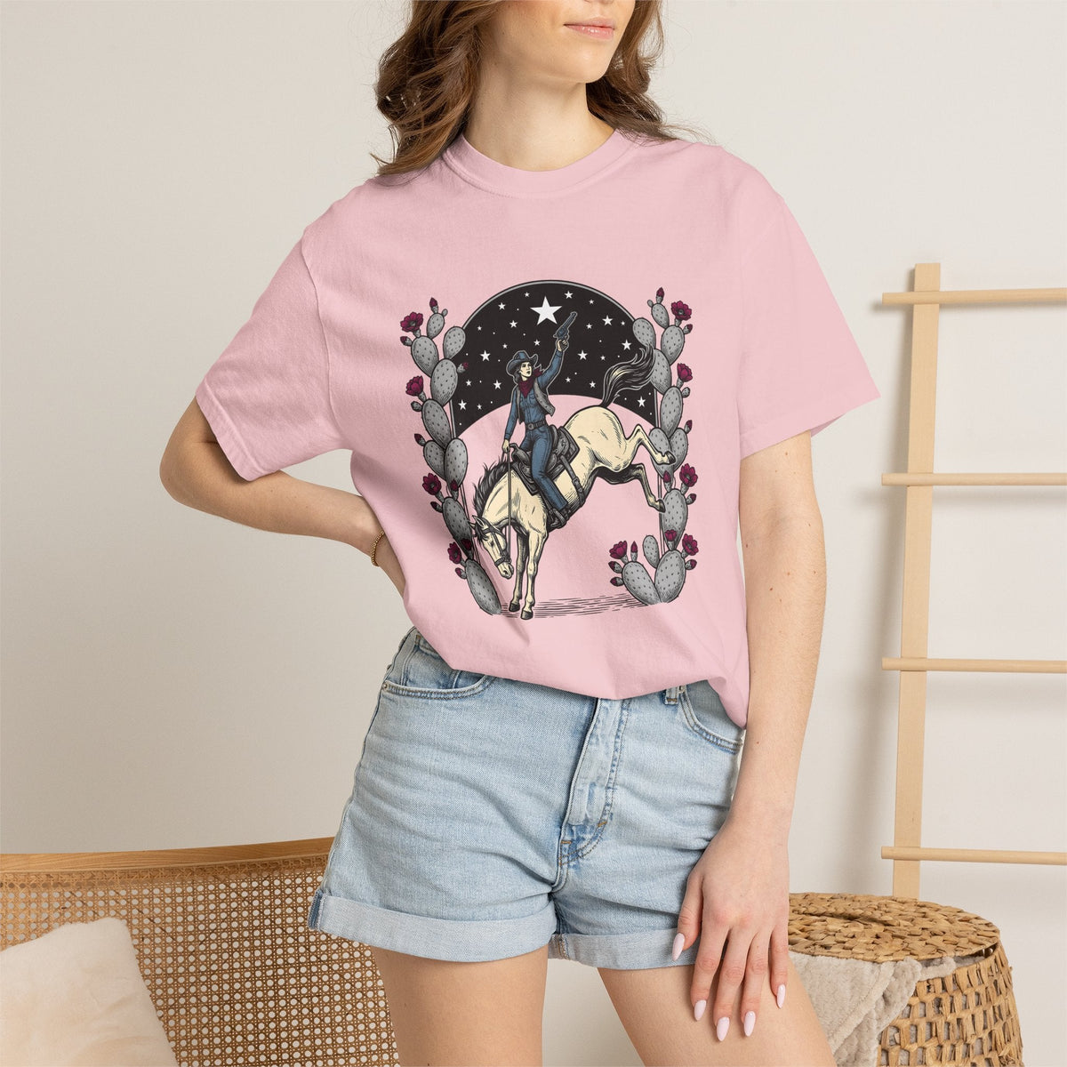 Cowgirl Horse Shirt Rodeo Gift for Women Vintage Tee product image 12