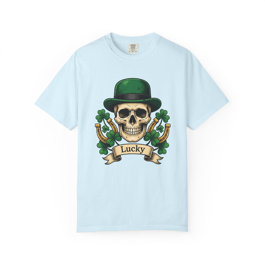 Skull Clover Shirt St Patrick's Day Fortune Unisex Gift product image 2