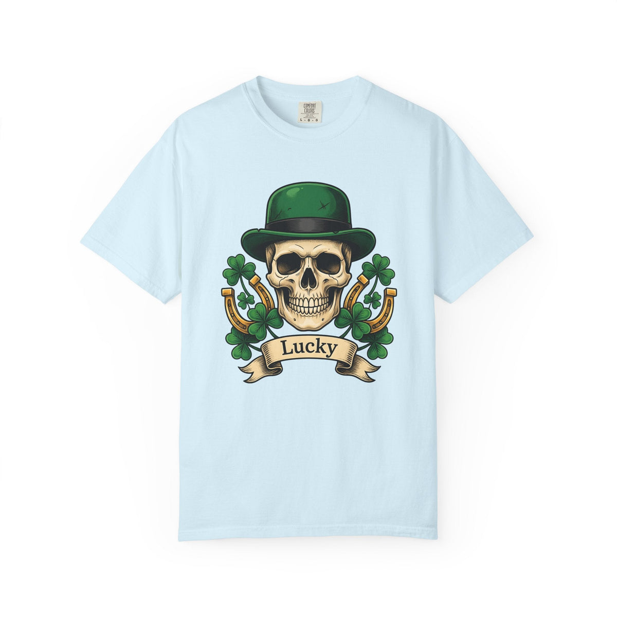 Skull Clover Shirt St Patrick's Day Fortune Unisex Gift product image 2