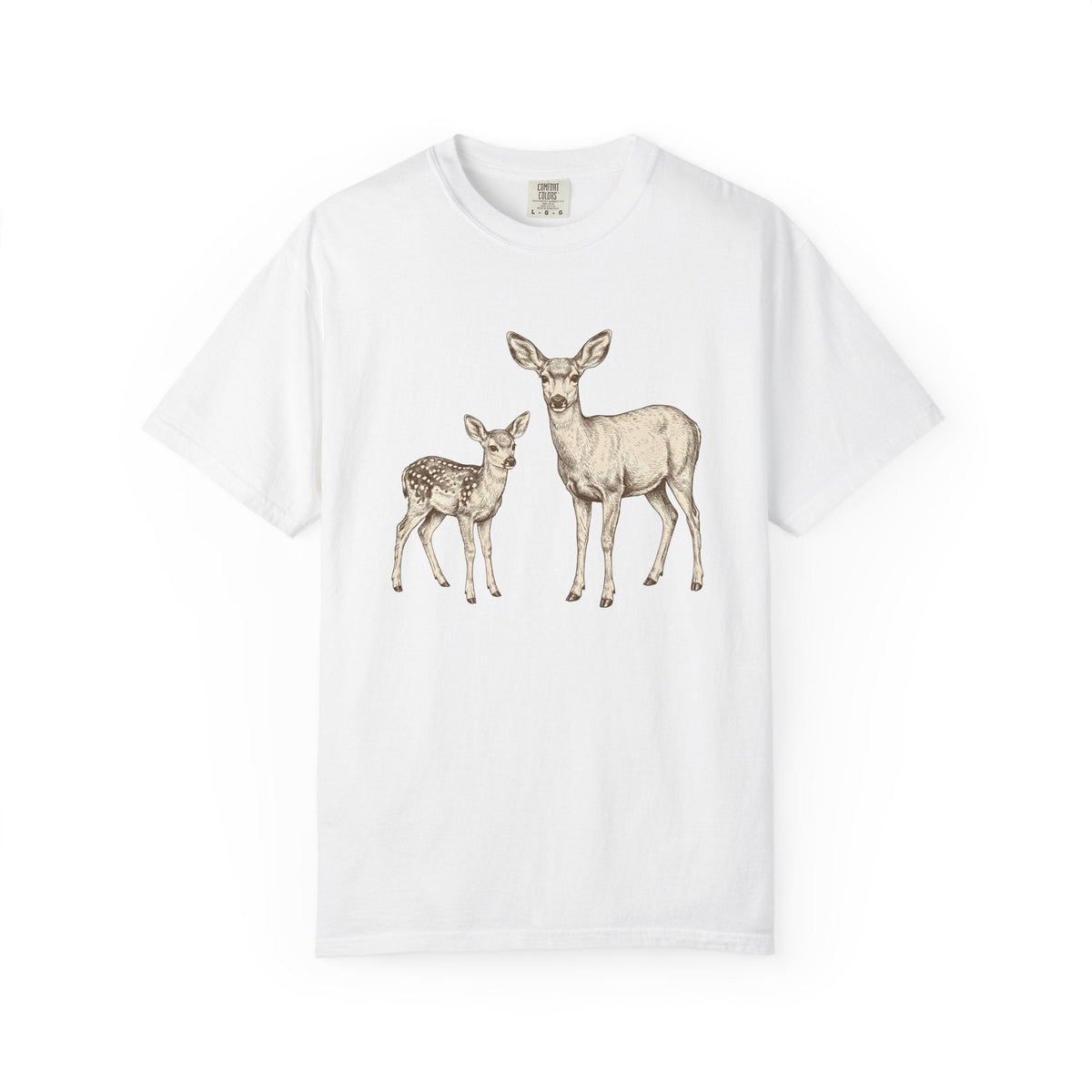Deer Duo Shirt Cowgirl Animal Gift for Women Rustic Tee product image 1