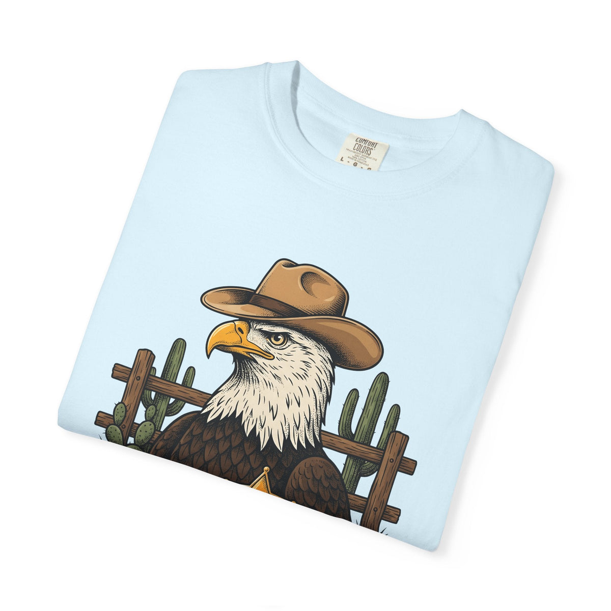 Eagle Cowboy Shirt Patriot Western Unisex Gift Vintage Tee product image 8