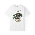 Espresso Cup Shirt Coffee Floral Unisex Gift Nostalgic Tee Coffee Mug T-Shirt