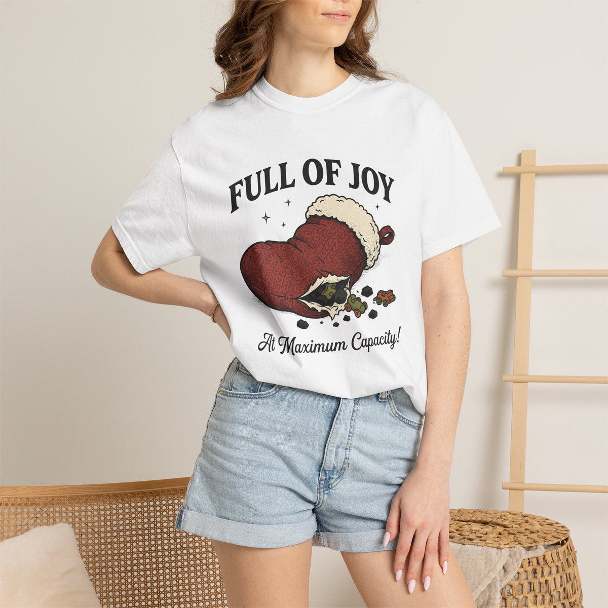 Holiday Stocking Shirt Christmas Jokes Unisex Gift Retro product image 6
