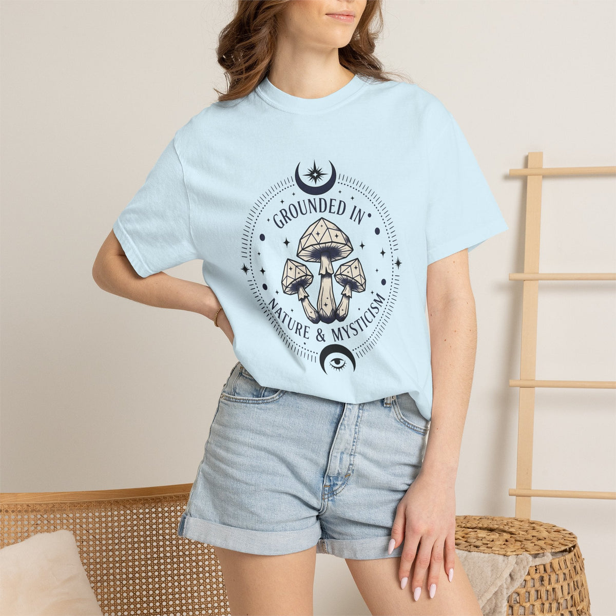 Crystal Mushrooms Shirt Boho Chic Spiritual Unisex Gift product image 9