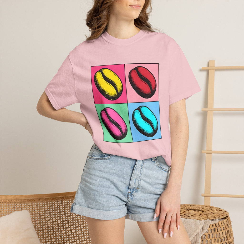Coffee Bean Shirt Foodie Unisex Gift Pop Art Tee T-Shirt product image 12