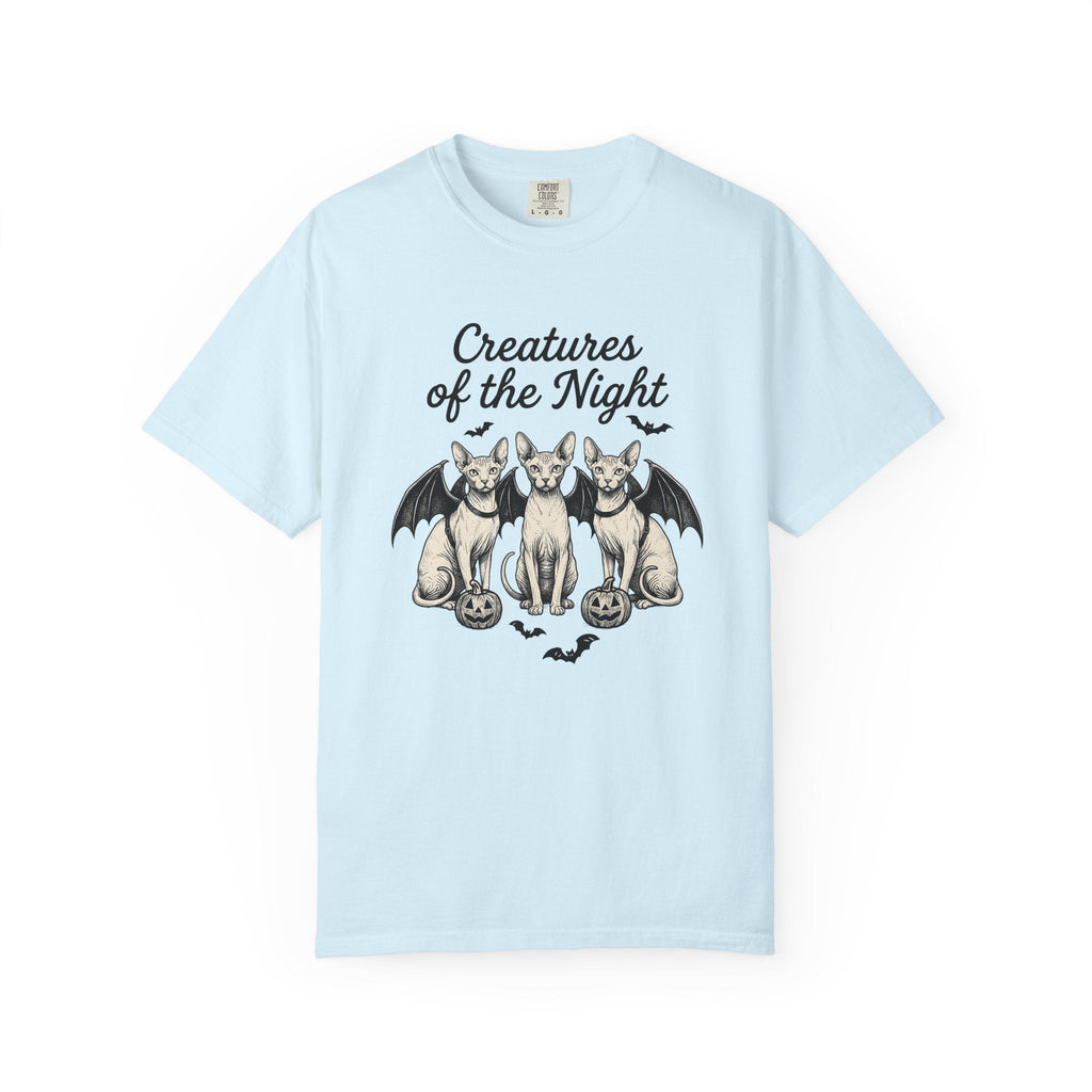 Sphynx Cat Bat Wings Shirt Autumn Unisex Gift Horror Tee product image 2