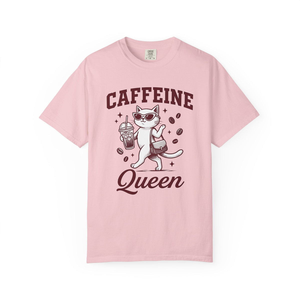 Cat Sunglasses Shirt Coffee Unisex Gift Vintage Tee Kitty product image 3