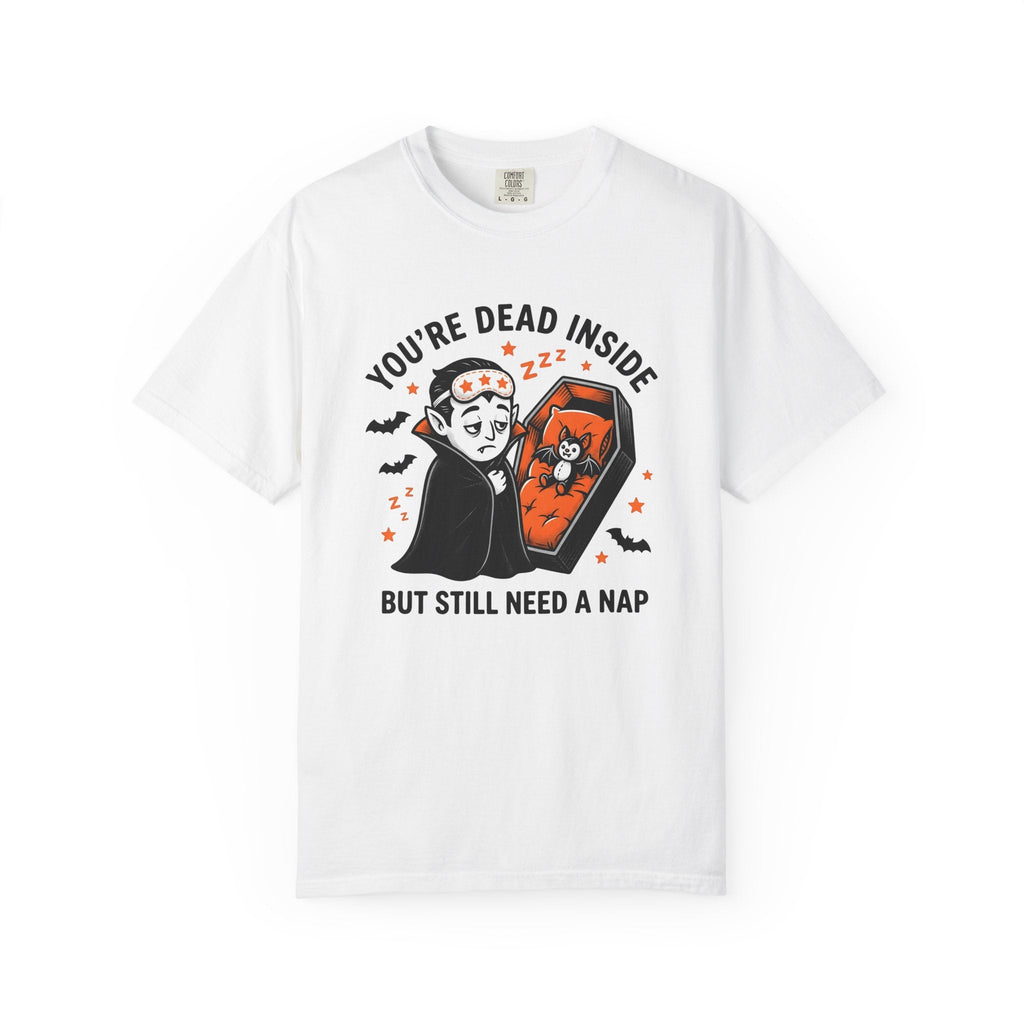 Vampire Comic Illustration T-Shirt – Spooky Halloween product image 1
