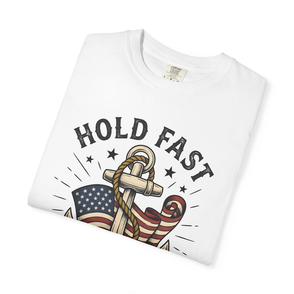 Anchor Flag Shirt America Nautical Unisex Gift Vintage Tee product image 5