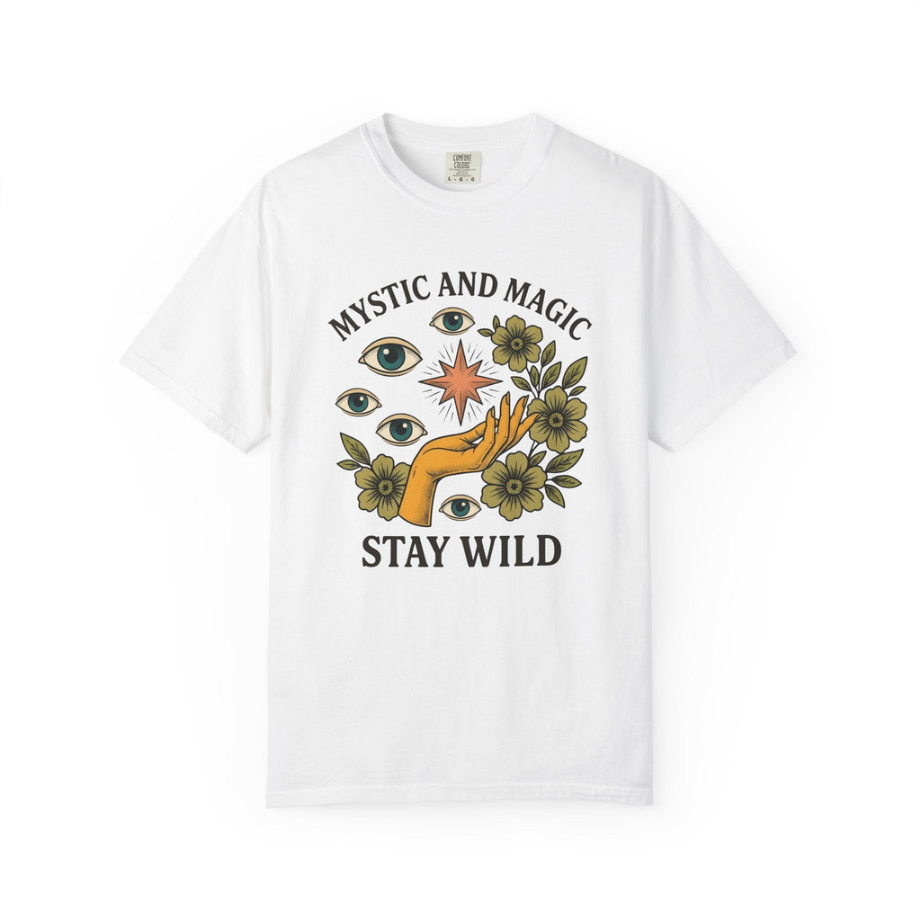 Hand Eye Bloom Shirt Boho Chic Wellness Unisex Gift Rustic product image 1