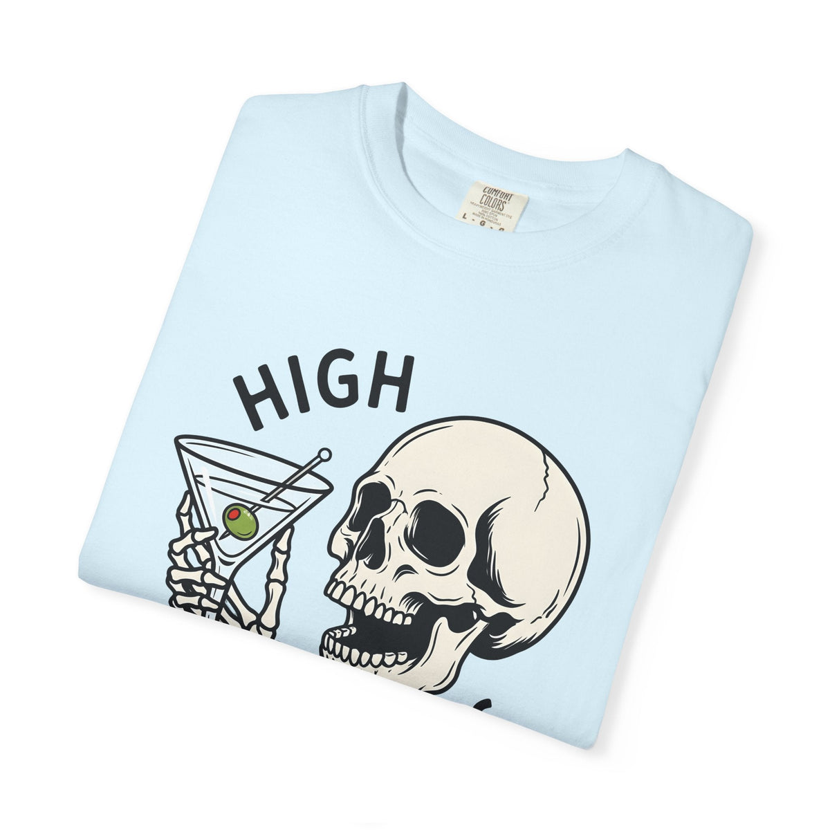 Skull Martini Glass Shirt Drinks Halloween Decorations product image 8