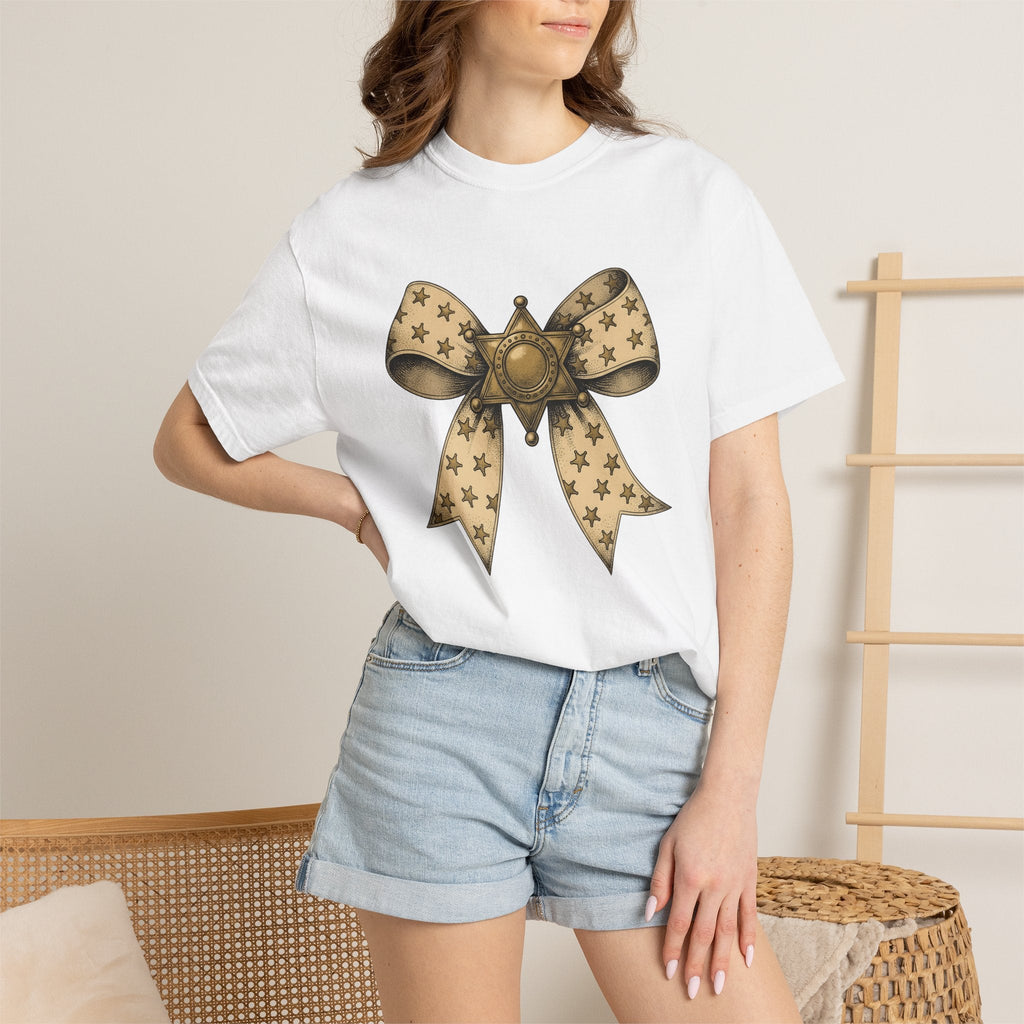 Marshal Star Bow Shirt Cowgirl Western Show Gift for Women product image 6
