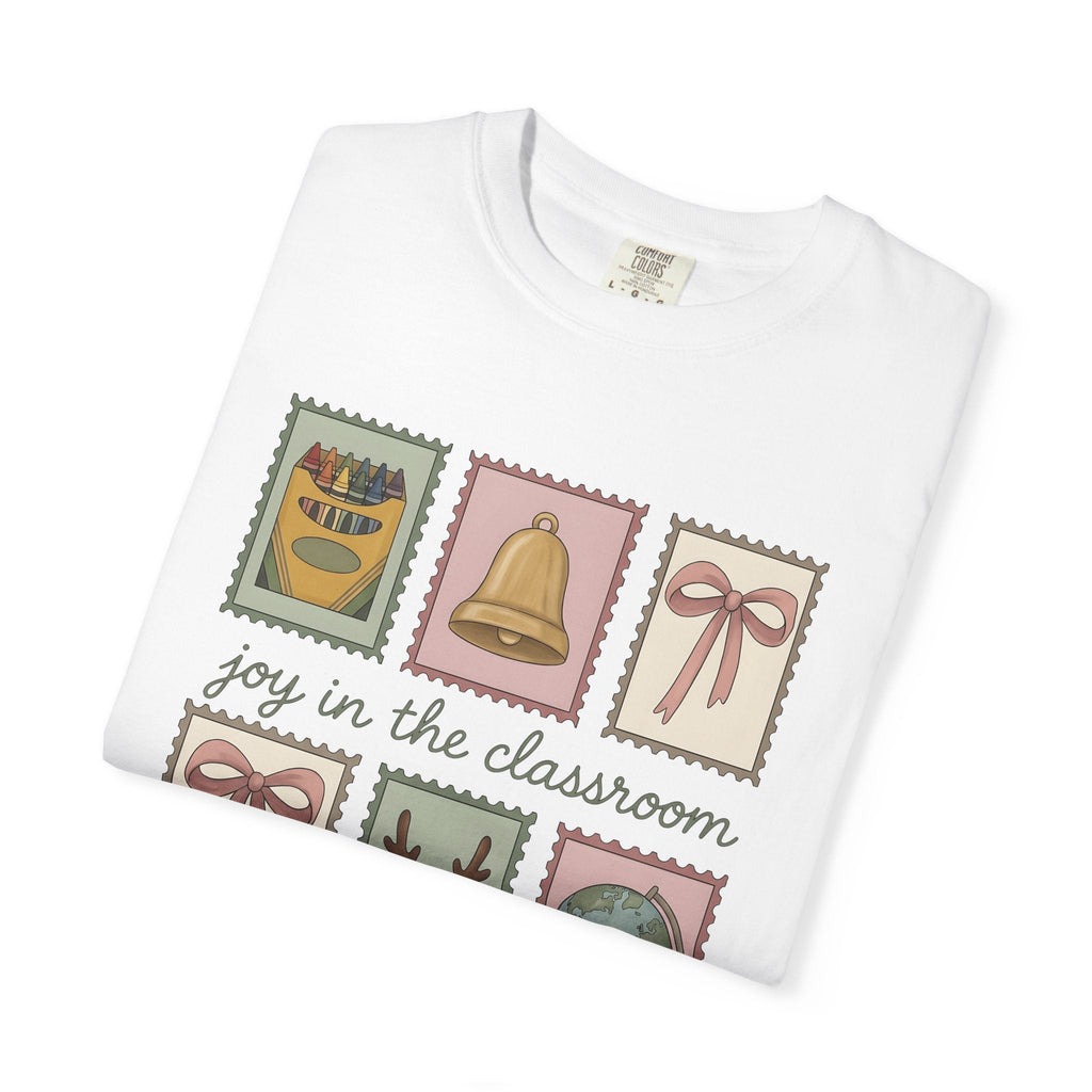 Classroom Rubber Stamps Whimsical T-Shirt – Teacher School product image 5