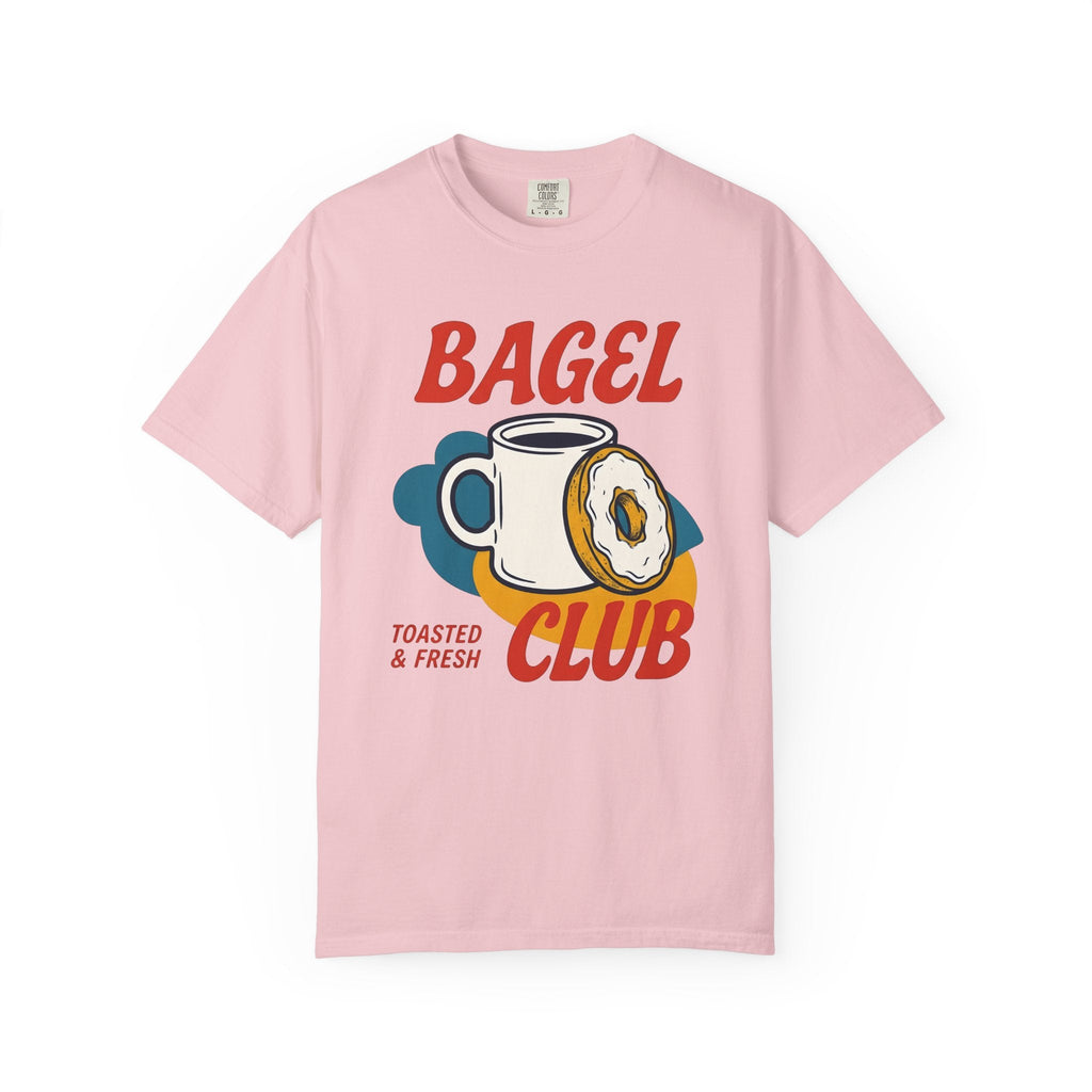 Espresso Mug Bagel Shirt Coffee Food Unisex Gift Hand Drawn Tee Bagel T-Shirt