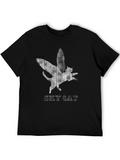 Sky Cat T-Shirt - Winged Feline Design product image 1