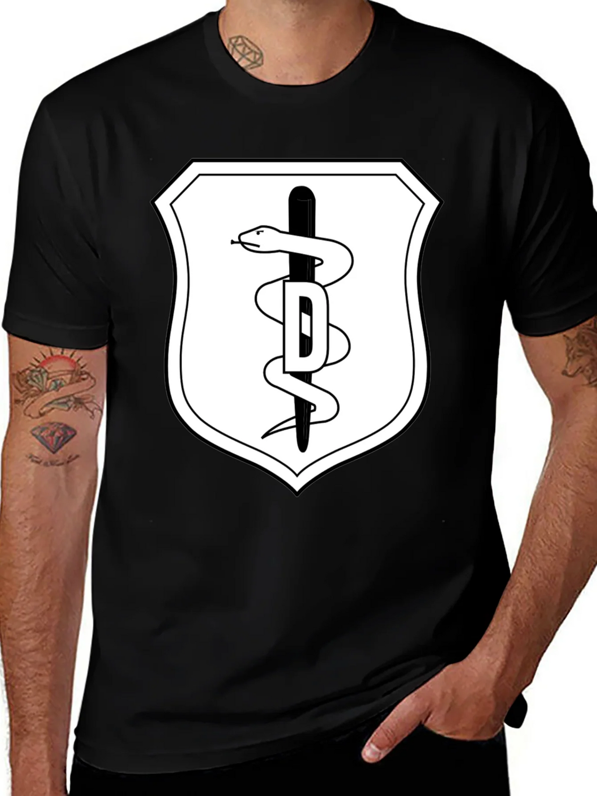 DDS Snake Rod T-Shirt Black product image 1