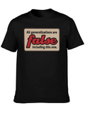 All Generalizations Are False T-Shirt product image 1
