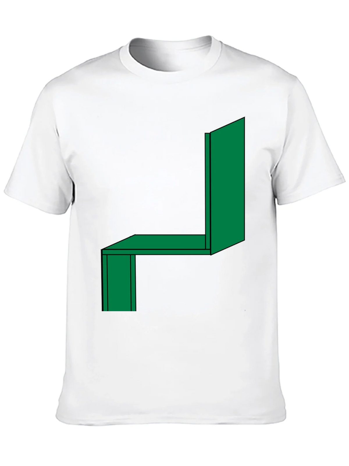 Modern Abstract Chair Graphic Tee product image 4