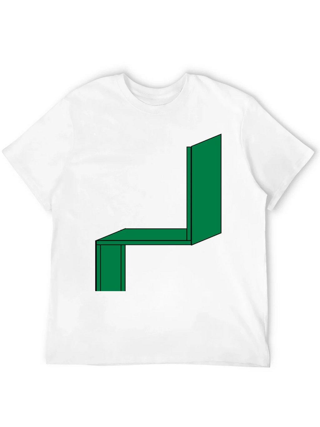 Modern Abstract Chair Graphic Tee product image 6