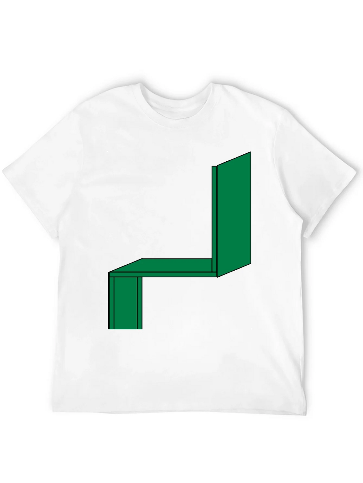 Modern Abstract Chair Graphic Tee product image 6