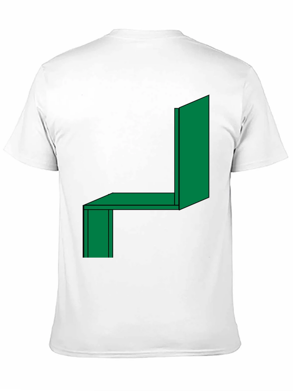 Modern Abstract Chair Graphic Tee product image 5