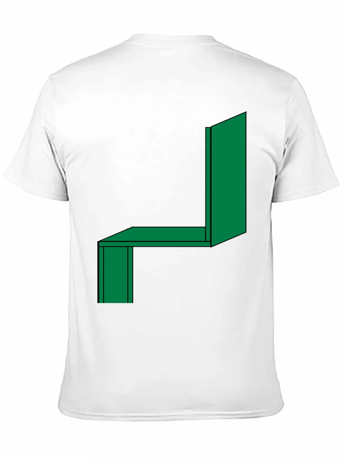 Modern Abstract Chair Graphic Tee product image 5