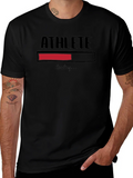 Athlete Loading Black Graphic T-Shirt product image 1