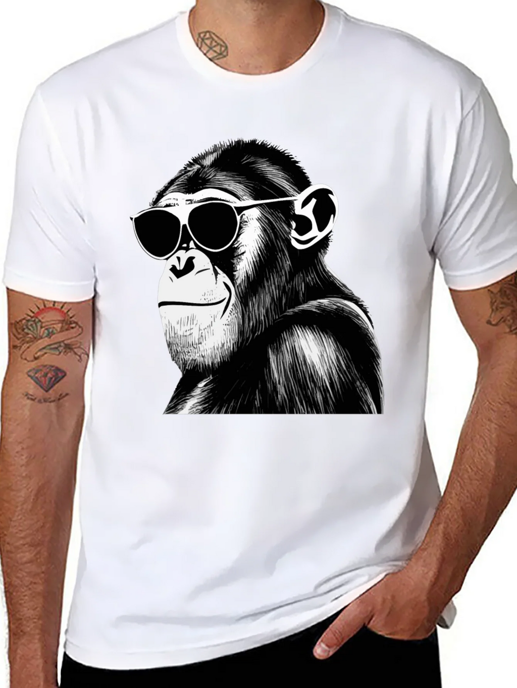 Cool Ape T-Shirt - Funny Monkey Graphic Tee product image 4