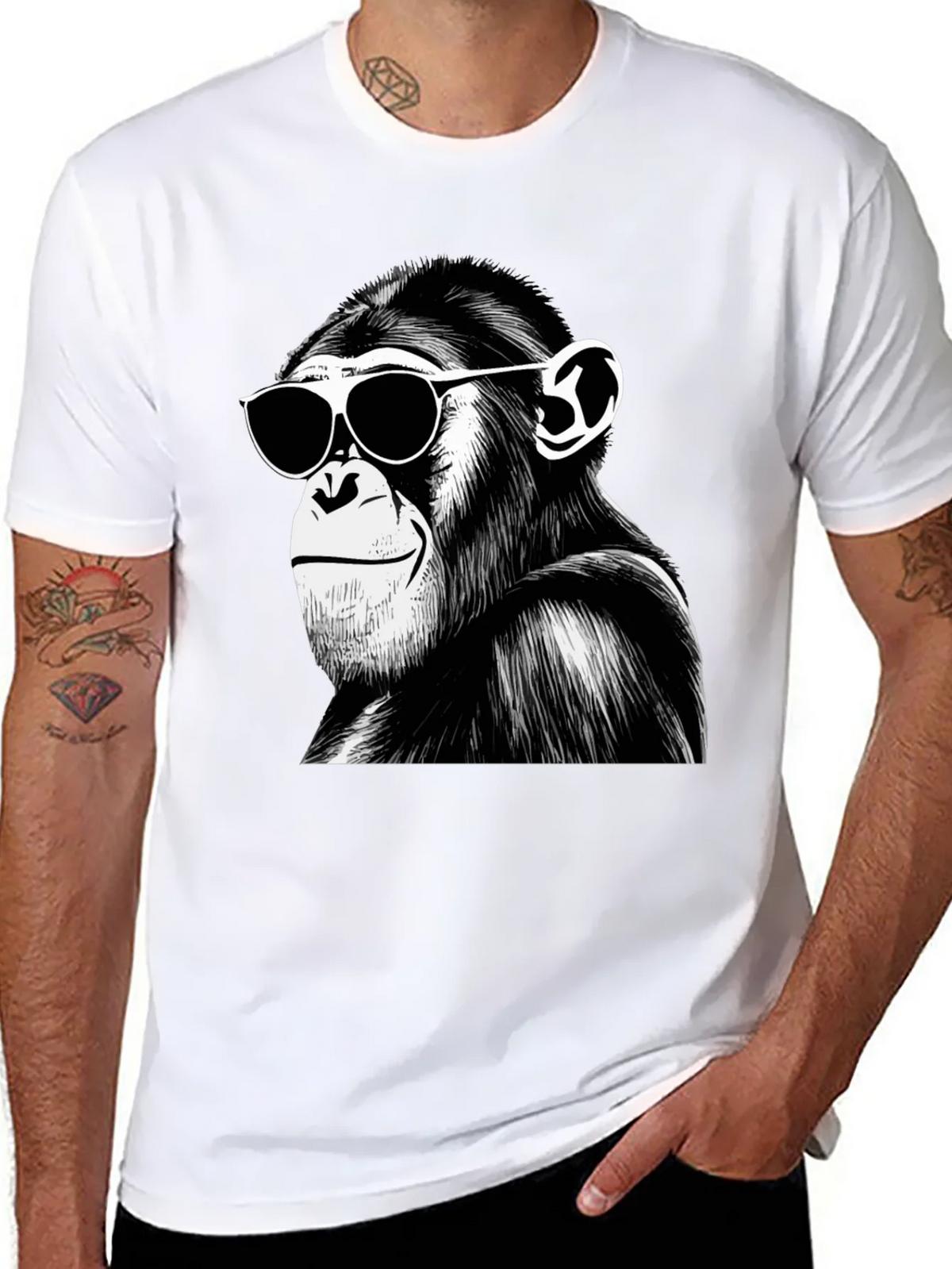 Cool Ape T-Shirt - Funny Monkey Graphic Tee product image 4