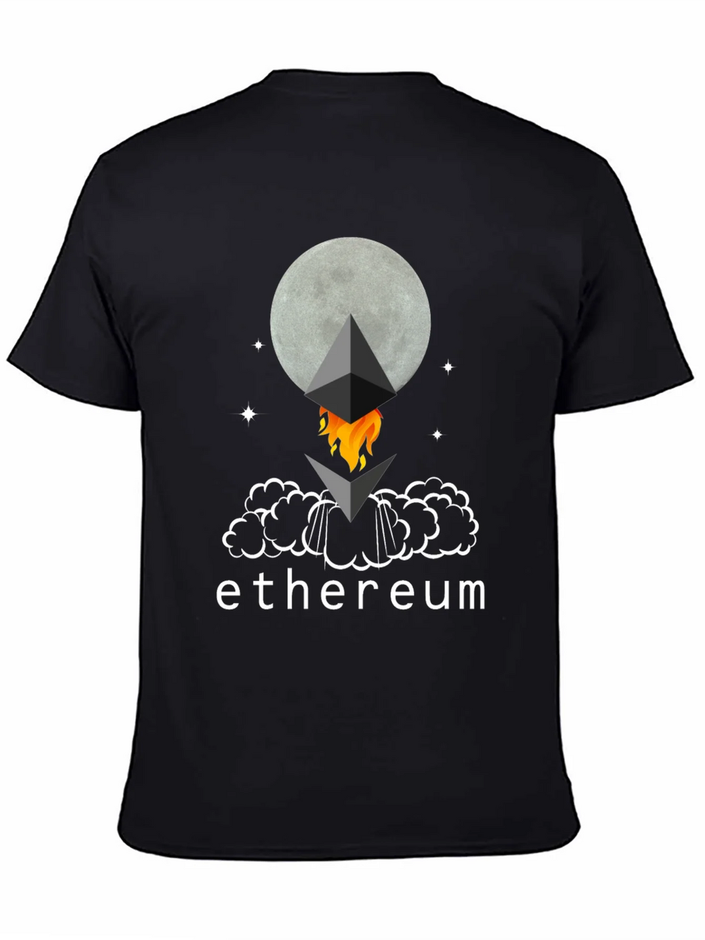 Ethereum Crypto To The Moon T-Shirt product image 4