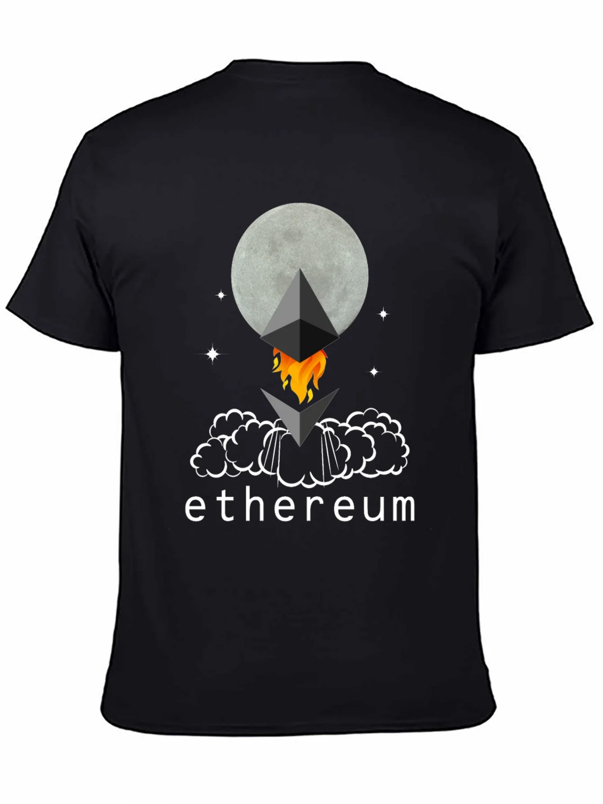 Ethereum Crypto To The Moon T-Shirt product image 4