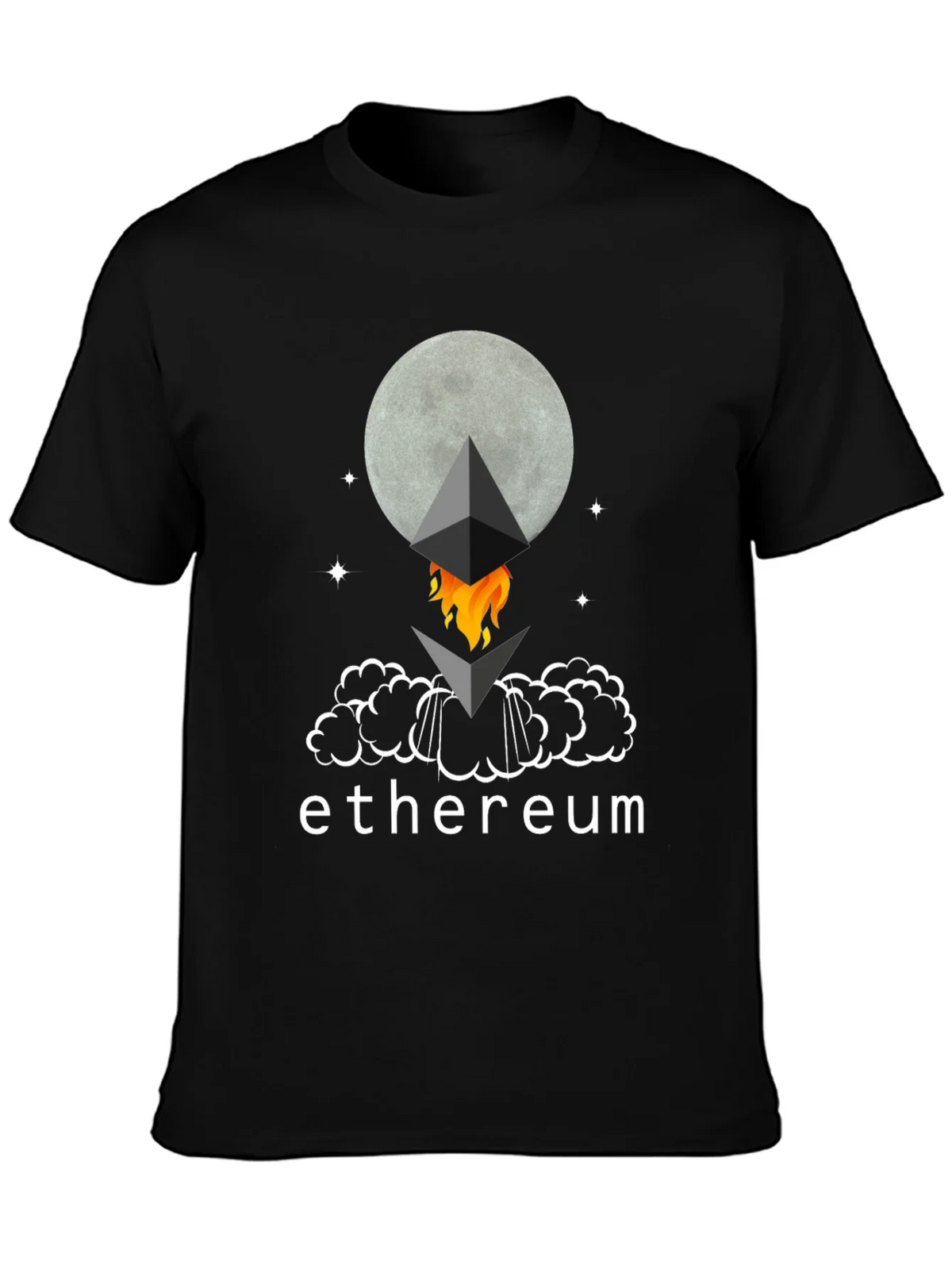 Ethereum Crypto To The Moon T-Shirt product image 3