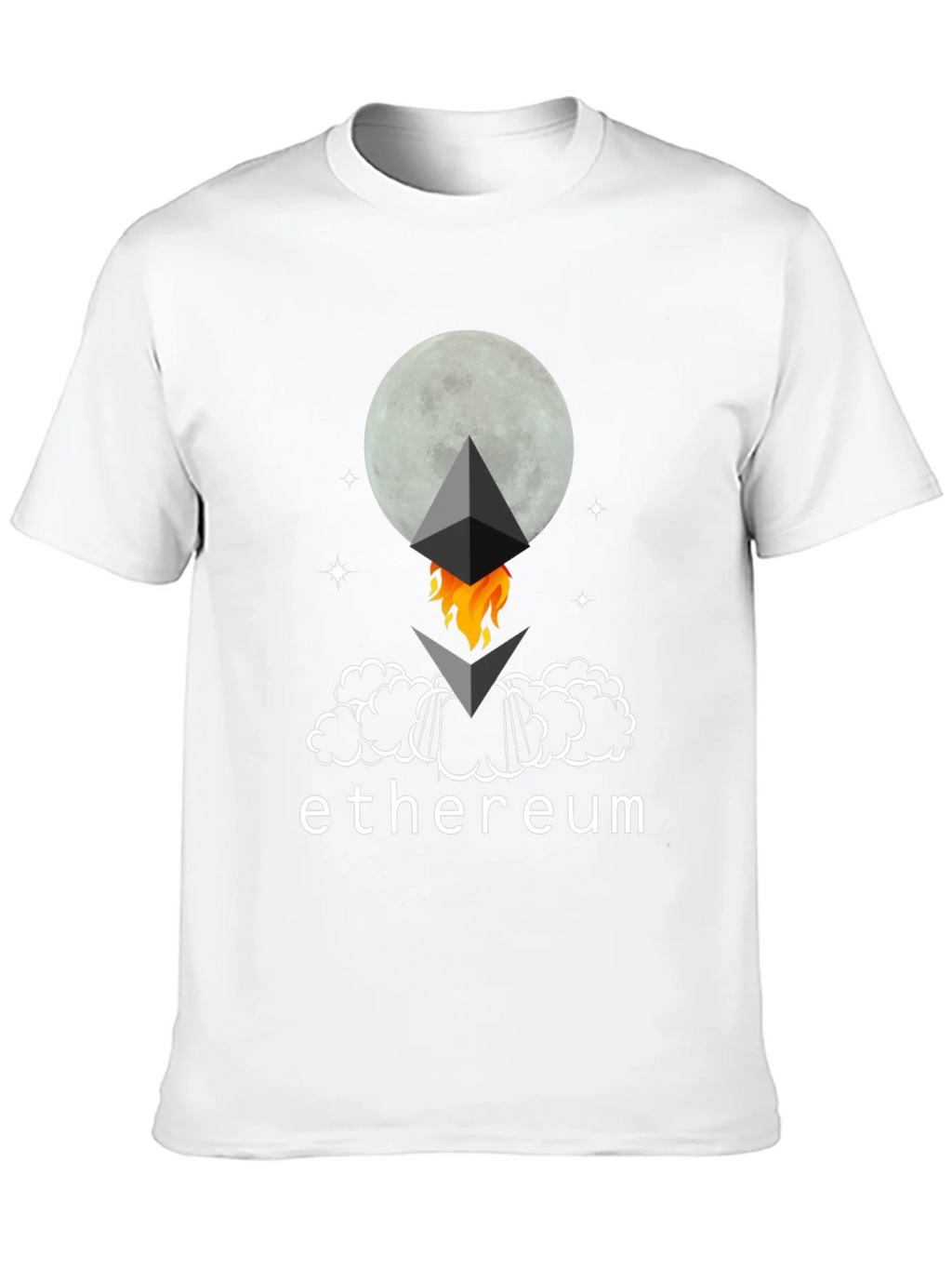 Ethereum Crypto To The Moon T-Shirt product image 9