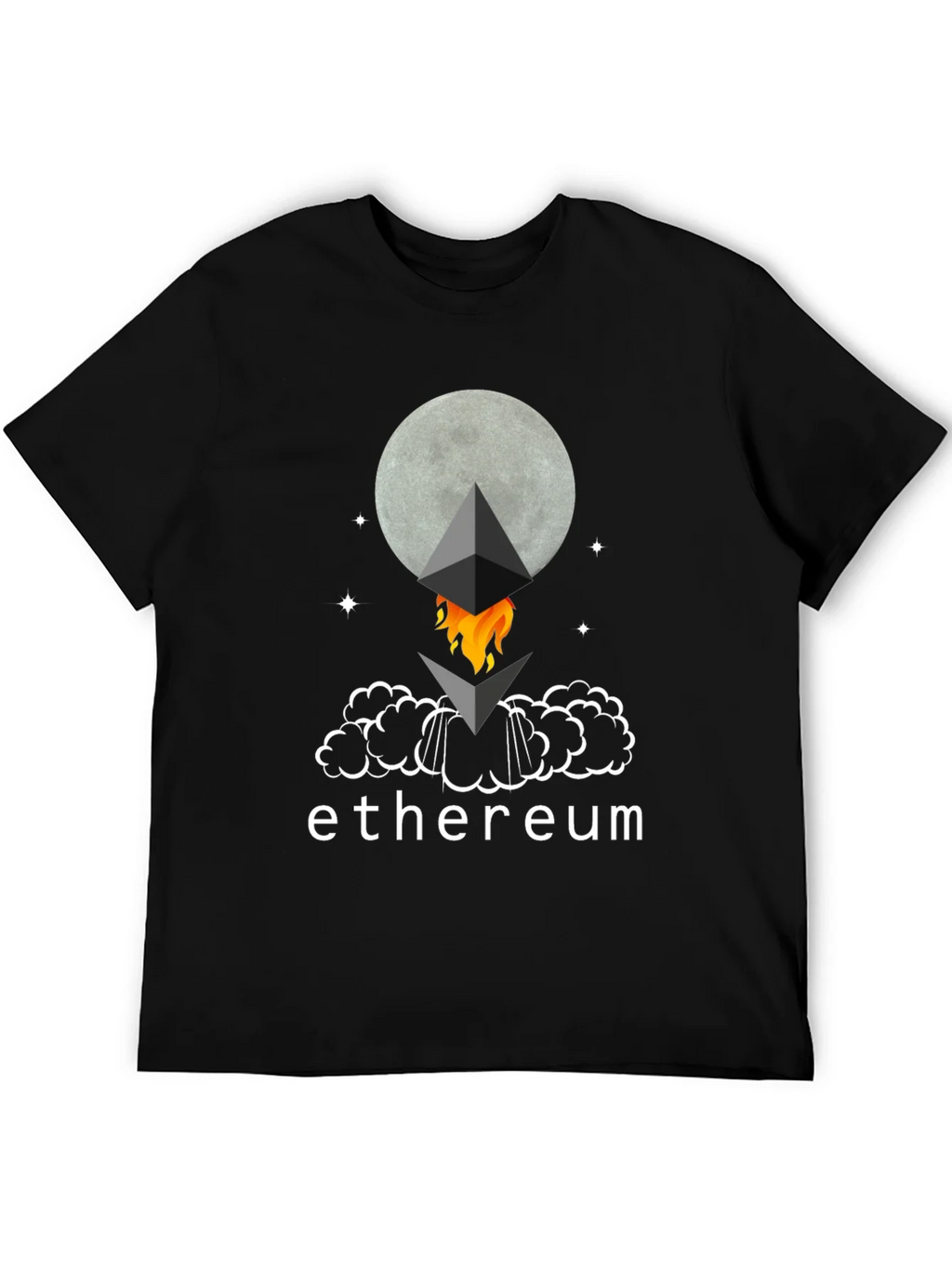 Ethereum Crypto To The Moon T-Shirt product image 5