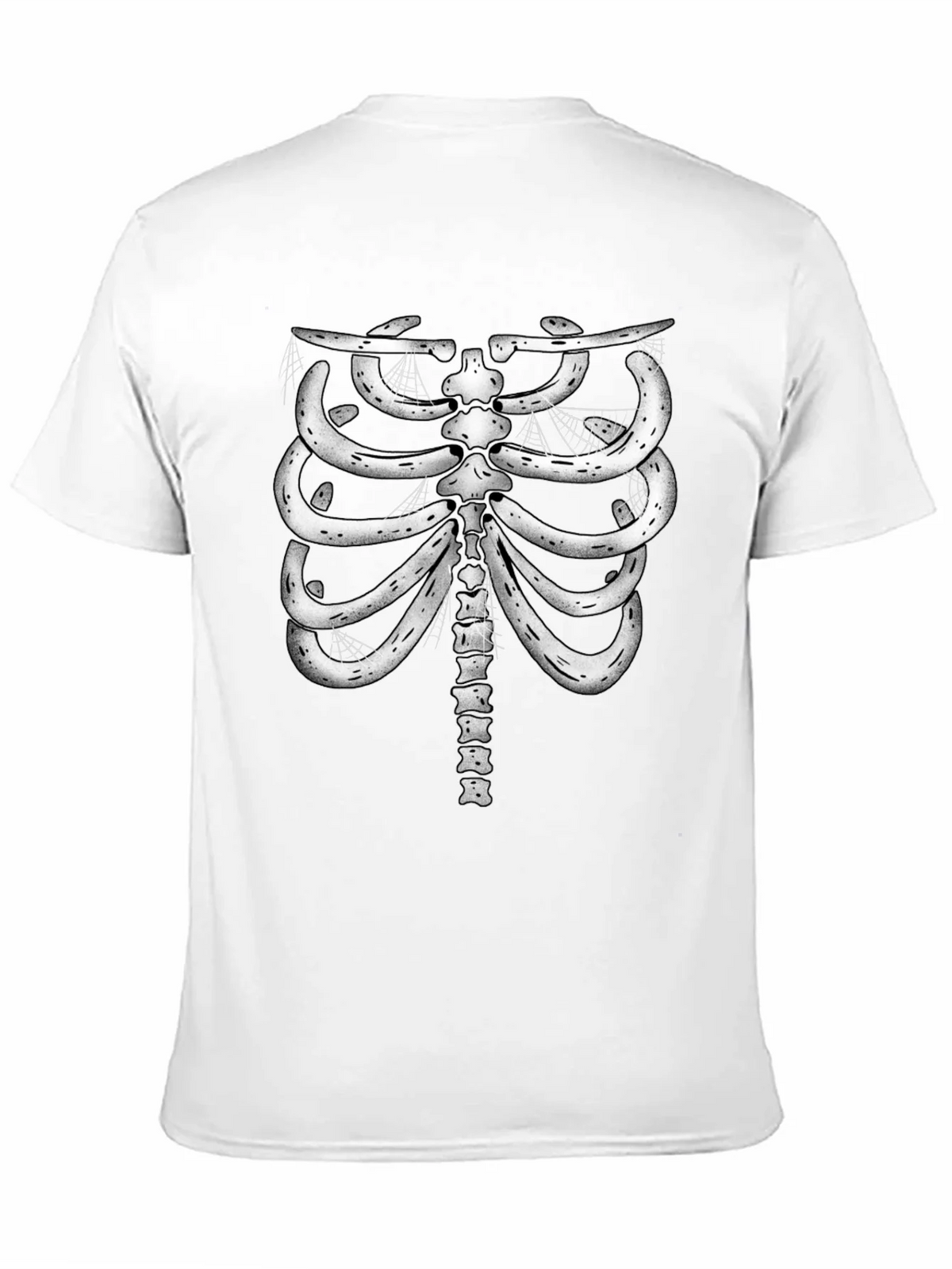 Skeleton Rib Cage Graphic Tee - Halloween Costume product image 5