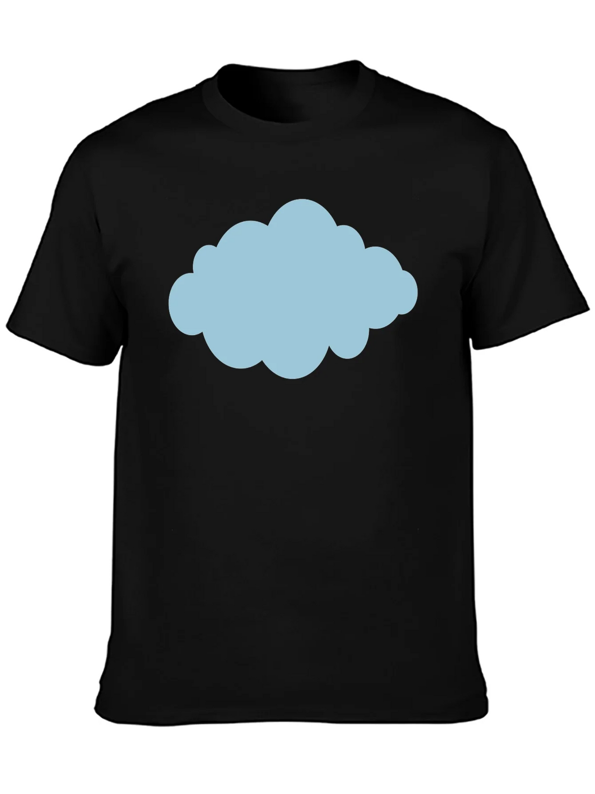 Cloud Graphic Tee - Weather Design Black T-Shirt product image 3