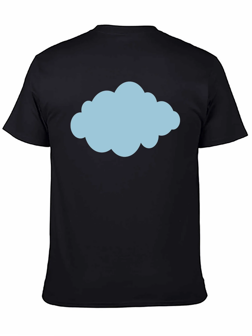 Cloud Graphic Tee - Weather Design Black T-Shirt product image 4