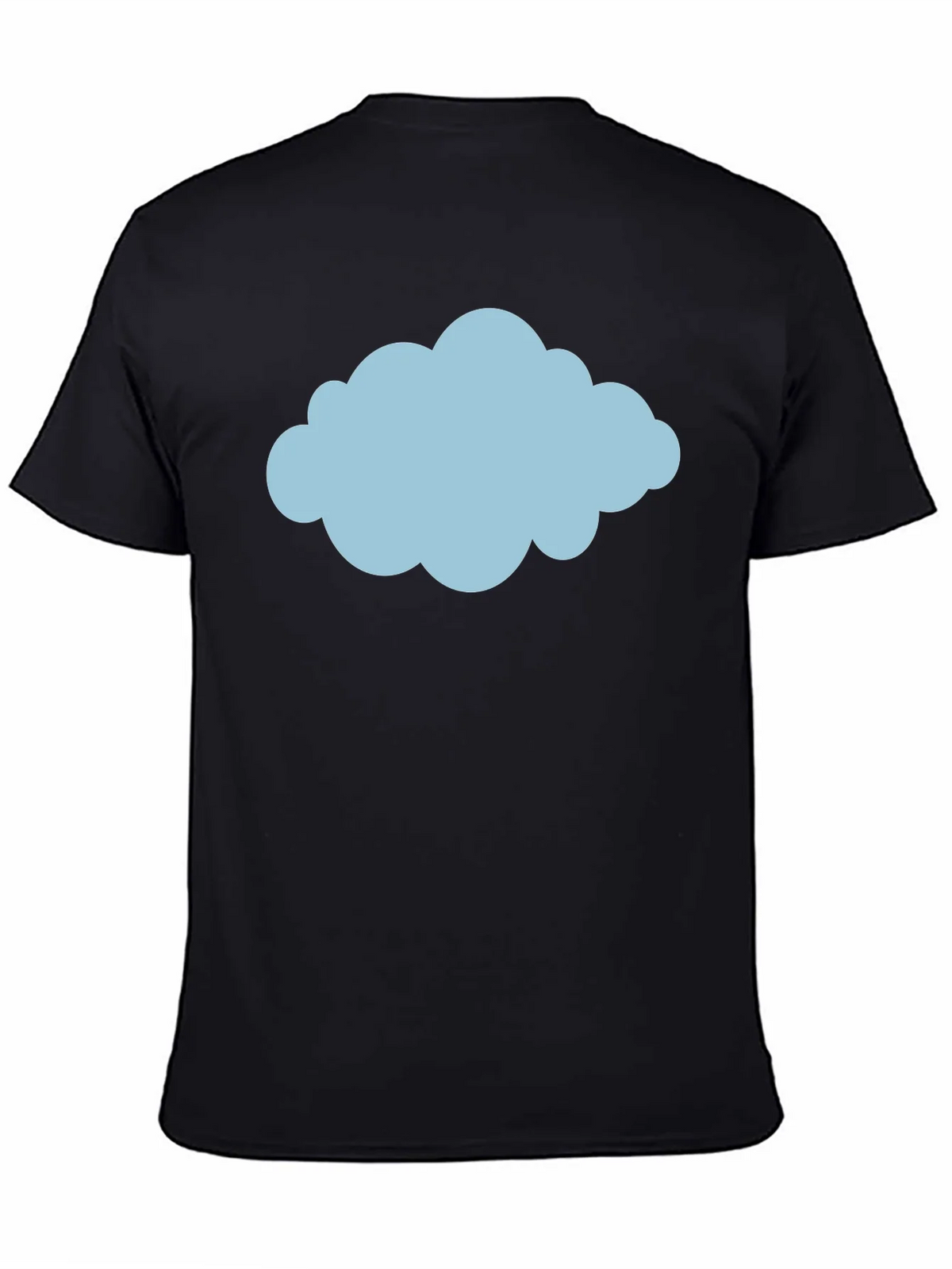 Cloud Graphic Tee - Weather Design Black T-Shirt product image 4