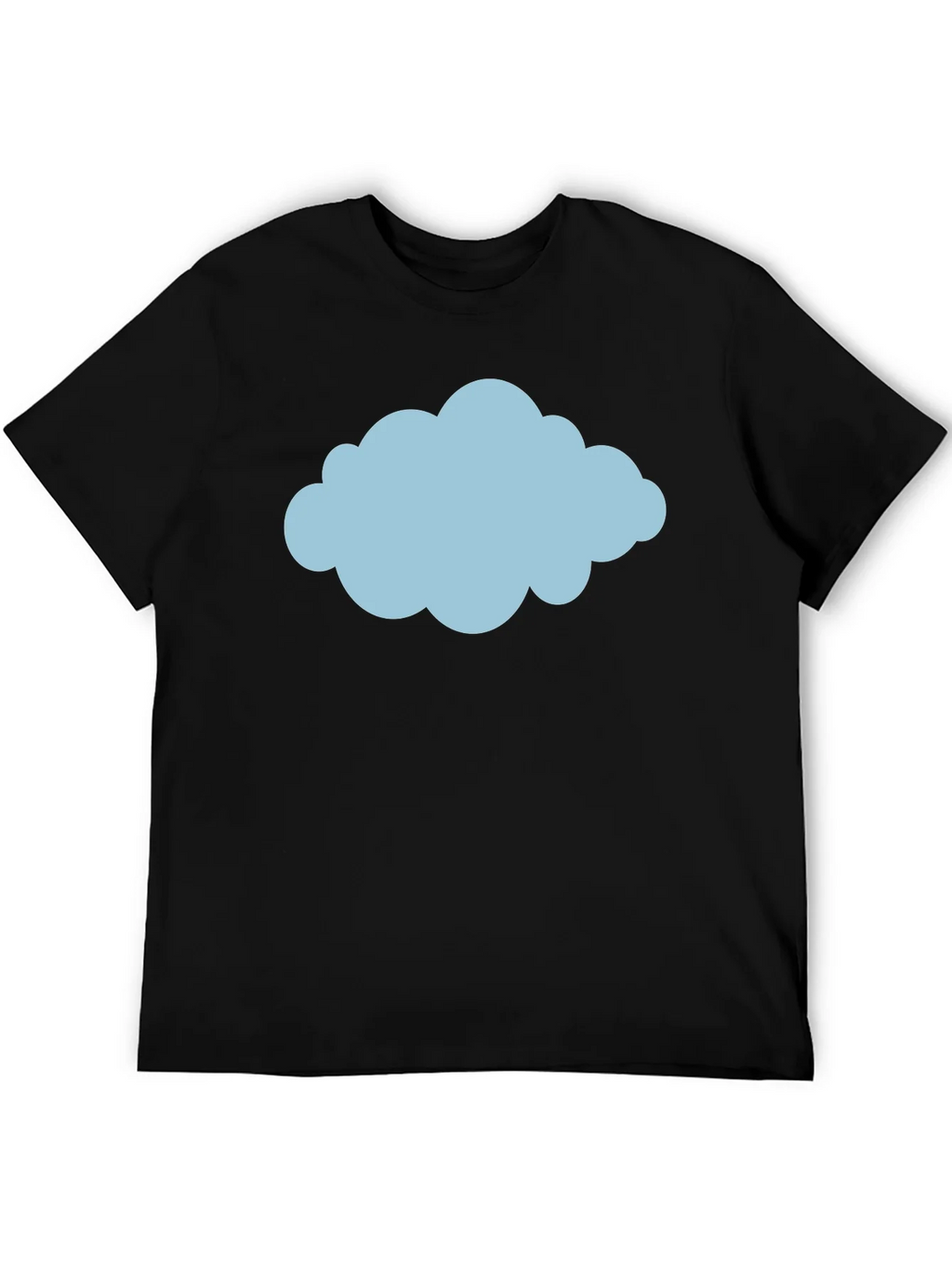 Cloud Graphic Tee - Weather Design Black T-Shirt product image 5