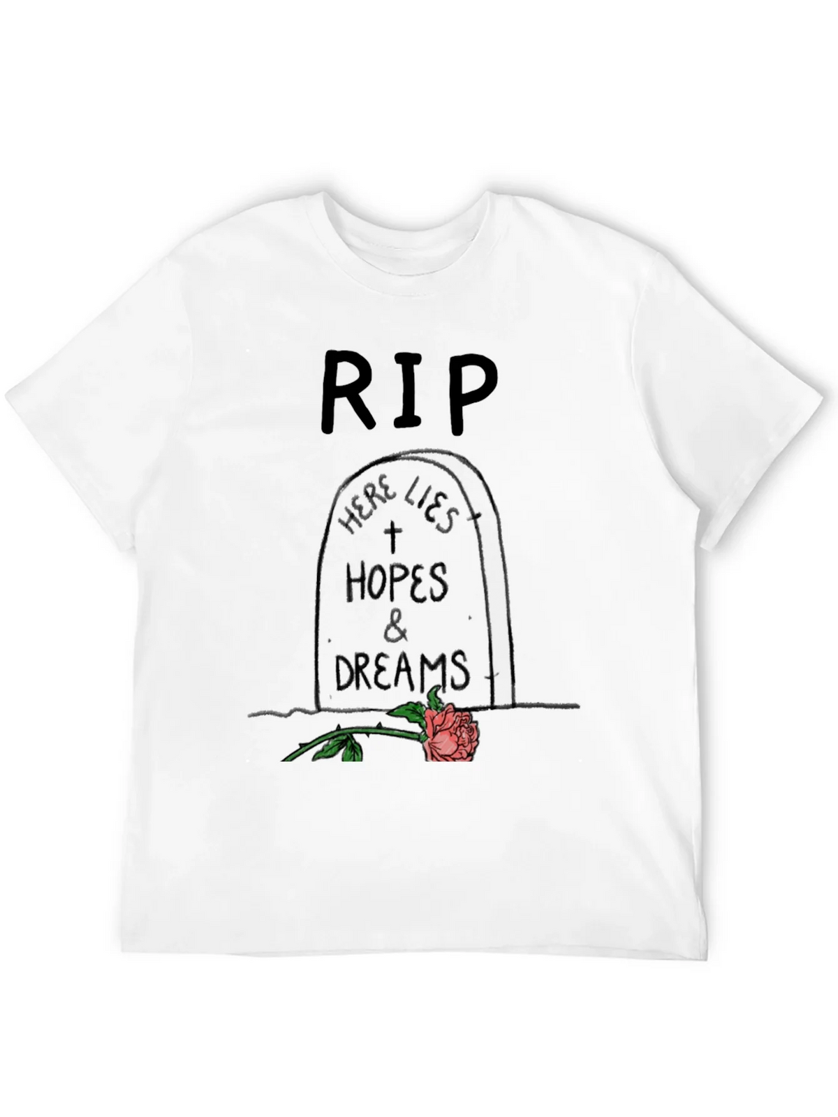 RIP Hopes & Dreams Graphic Tee - Mens Black T-Shirt product image 3