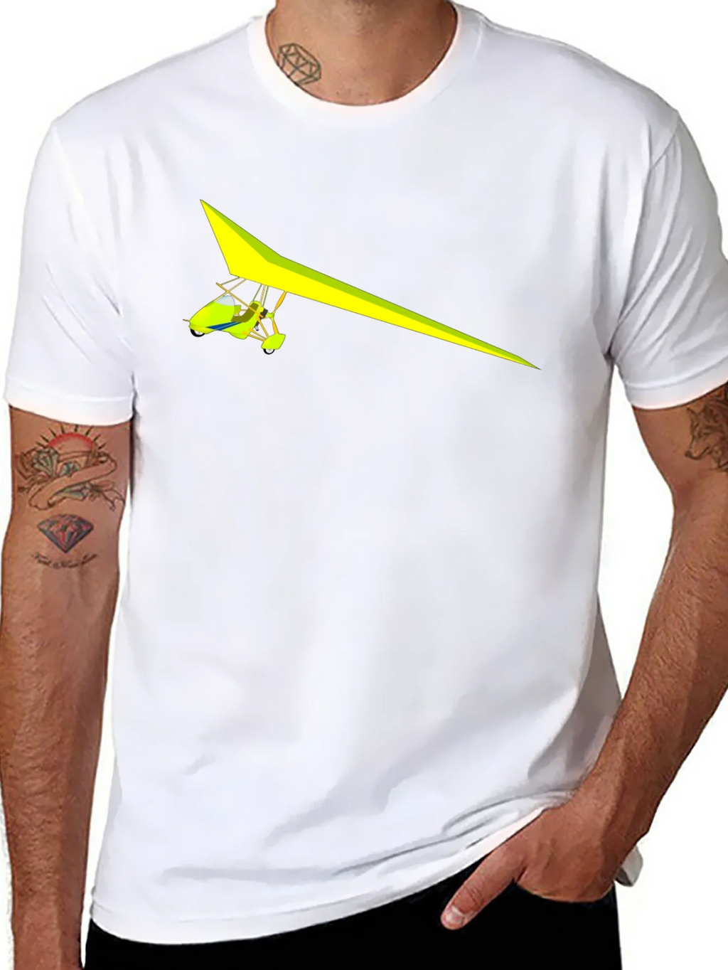 Hang Glider Graphic Tee - Sky High Style! product image 3