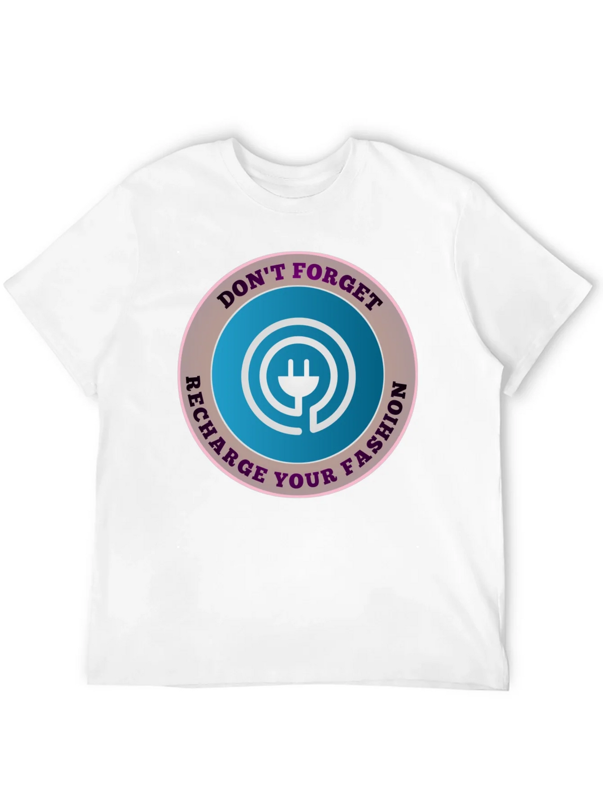 Recharge Your Fashion Black T-Shirt product image 4