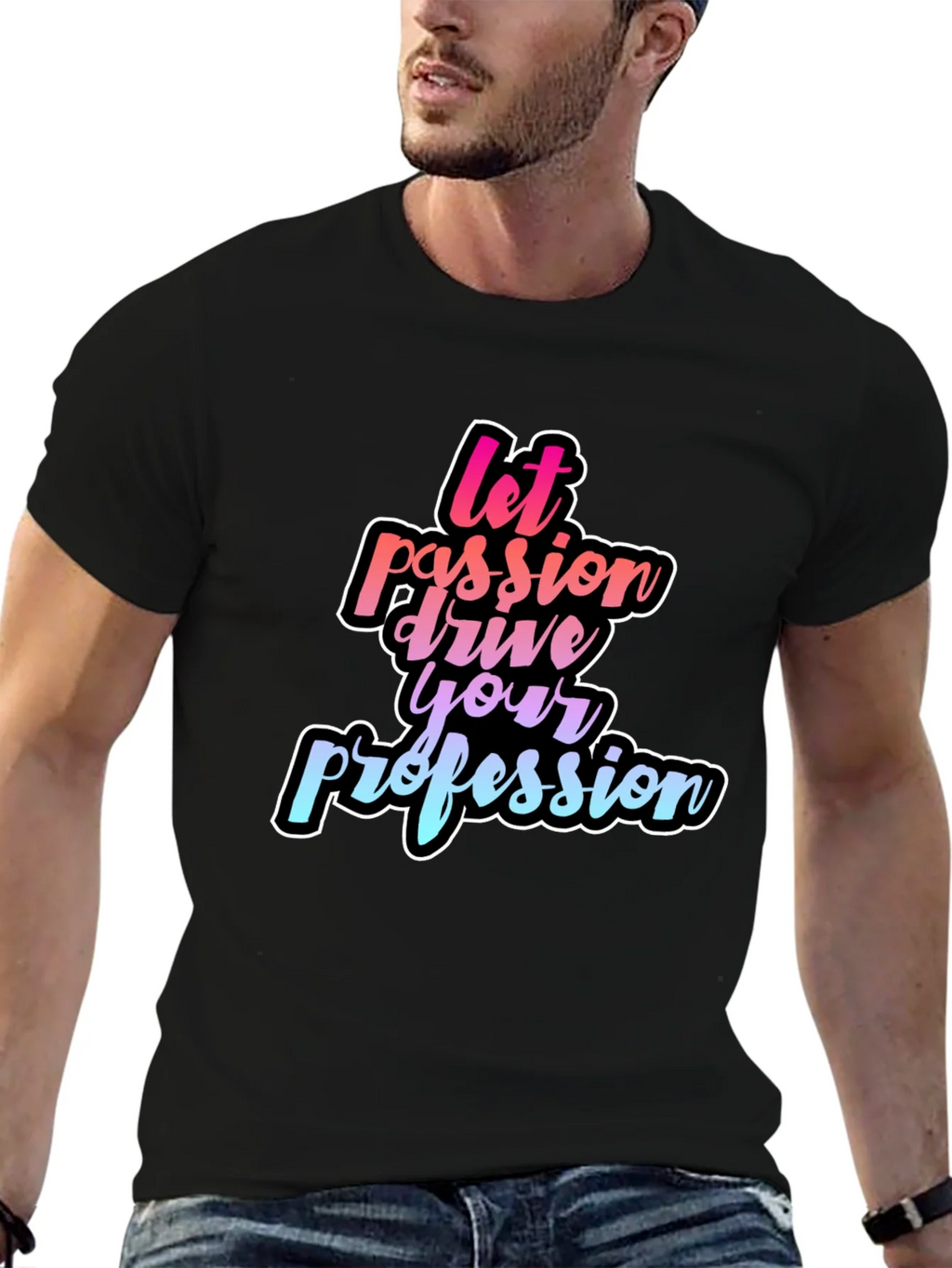 Passion Driven Profession Black Tee product image 6