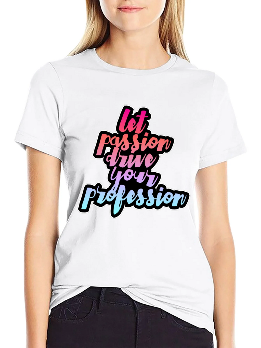 Passion Driven Profession Black Tee product image 8