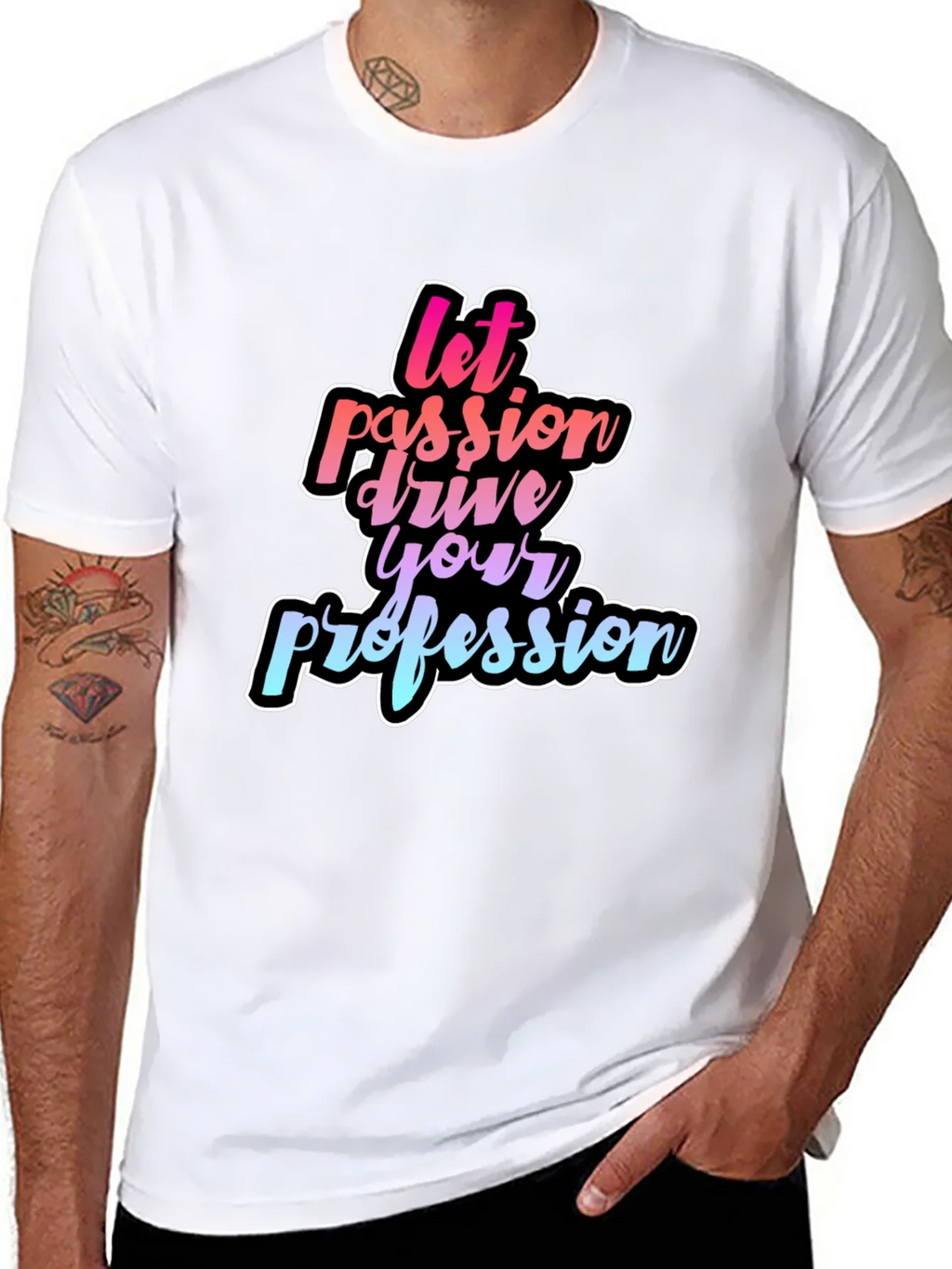 Passion Driven Profession Black Tee product image 7