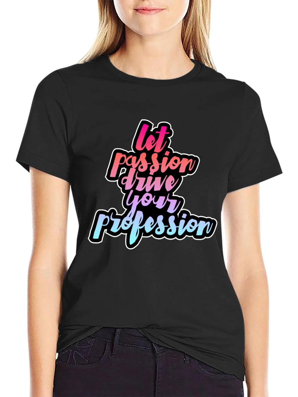 Passion Driven Profession Black Tee product image 2